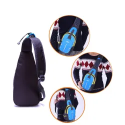 Sac à bandoulière en nylon étanche