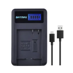 Chargeur USB LCD pour Panasonic DMW BLG10 BLE9 BP-DC15 BPDC15