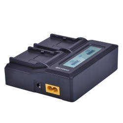 Chargeur de batterie LCD double li-Ion pour Topcon BT 65Q BT65Q GTS 900 et GPT 9000
