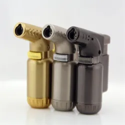 Compact butane turbo jet lighter
