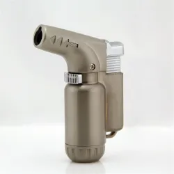 Compact butane turbo jet lighter