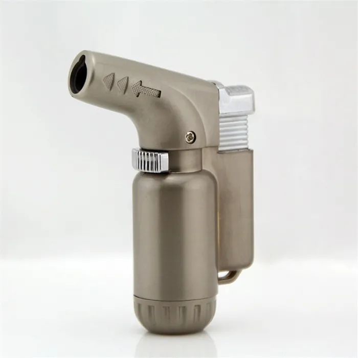 Compact butane turbo jet lighter