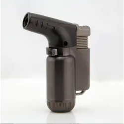 Compact butane turbo jet lighter