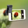 iPhone 6 Plus 5S 4S Samsung S6 S5 Note 4 HD super large angle super macro caméra kit de lentille