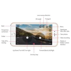 DM DM107 WIFI FPV Dual 2MP Camera Optical Flow Altitude Hold Foldable RC Drone Quadcopter