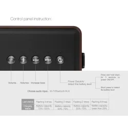 M4 WS-401 haut-parleur sans fil portable Bluetooth