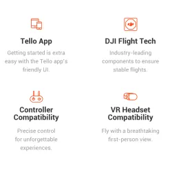 DJI Tello Drone BNF 5MP HD Caméra 720P WiFi FPV