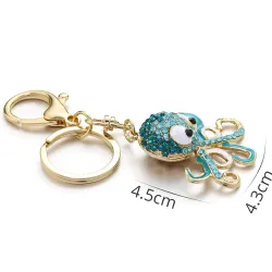 Porte-clés Crystal octopus - keyring