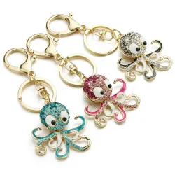 Porte-clés Crystal octopus - keyring