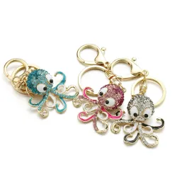 Porte-clés Crystal octopus - keyring