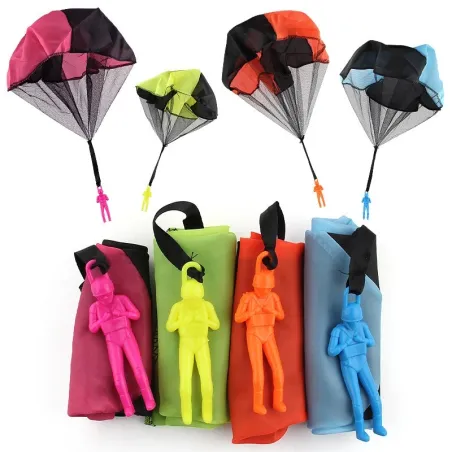 Parachute avec figure militaire - jouet à la main 5 pièces