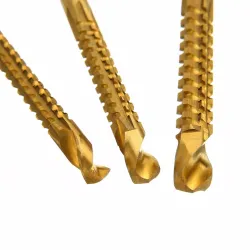 HSS 3 - 8mm titane plié bits 6 pcs