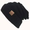 Chapeau de laine tricotée d'hiver unisexe