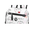 USB école de chargement backpack toile 3 pcs set