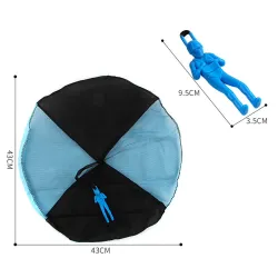 Parachute avec figure militaire - jouet à la main 5 pièces