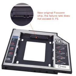 9.5mm universel SATA Caddy SSD HDD 3.0 2.5" boîtier disque dur