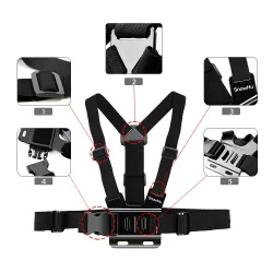 GoPro Hero & Xiaomi Yi GP27 réglable ceinture bandoulière trépied montage