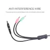 Casque casque de jeu LED C13 avec microphone & led