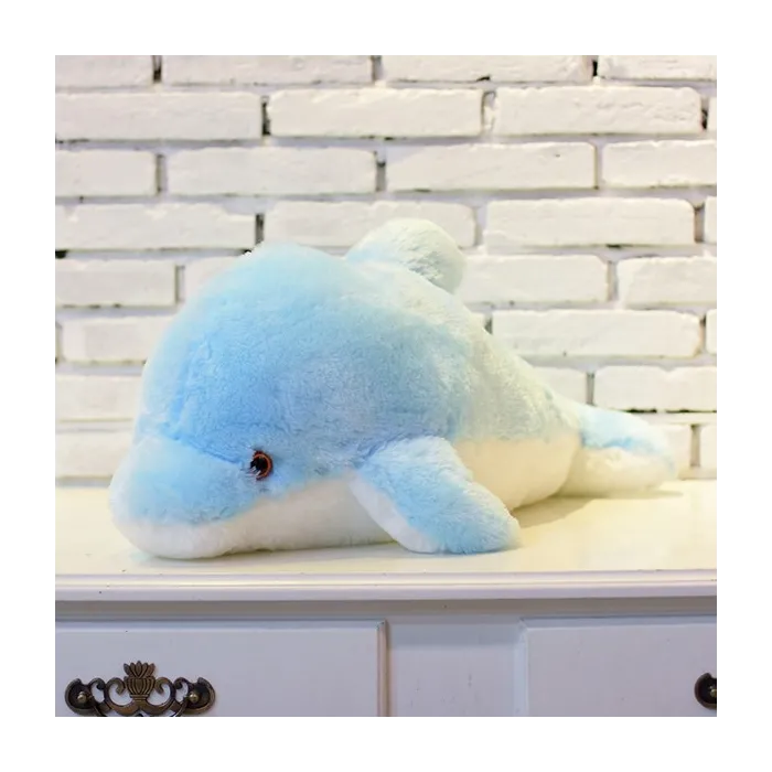 Luminous LED plush dolphin doll toy 45 cmCuddly toys