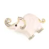 Enamel & crystals elephant - broochBrooches