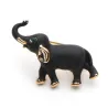 éléphant noir - broche