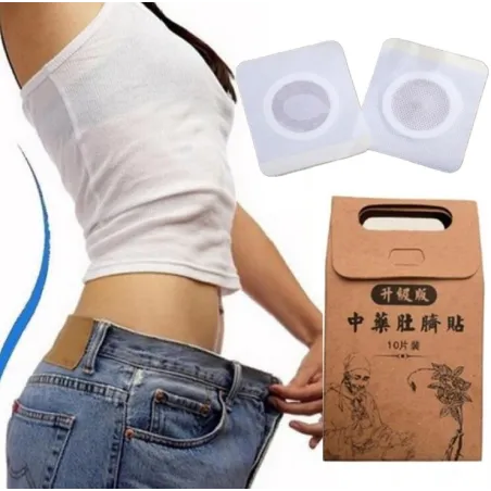 Slimming navel autocollants perdre du poids graisse brûlures patchs 10 pcs