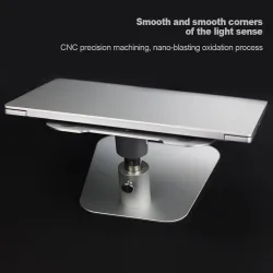 Support pour ordinateur portable en alliage de hauteur réglable
