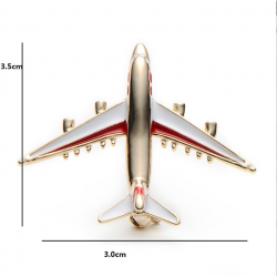 Jumbo airplane - brooch