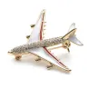 Brooch d'avion en cristal