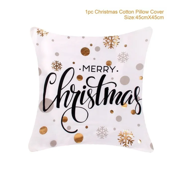 Coussin oreiller de Noël - coton 45 * 45 cm