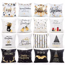 Coussin oreiller de Noël - coton 45 * 45 cm
