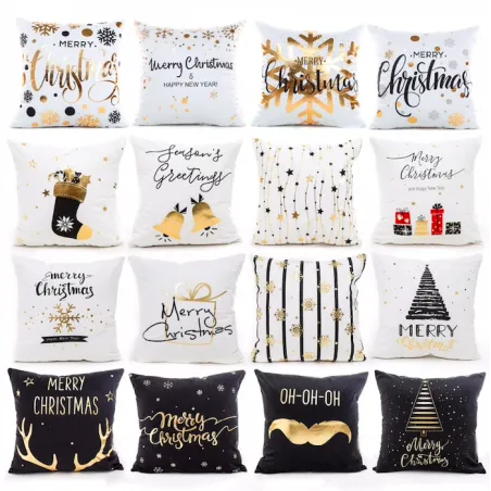 Coussin oreiller de Noël - coton 45 * 45 cm
