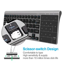 Mini clavier sans fil avec touchpad - Air Mouse Android Box - PC Windows