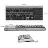 Mini clavier sans fil avec touchpad - Air Mouse Android Box - PC Windows