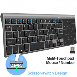 Mini clavier sans fil avec touchpad - Air Mouse Android Box - PC Windows