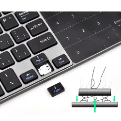 Mini clavier sans fil avec touchpad - Air Mouse Android Box - PC Windows