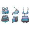 Plus size high waist swimsuit bikini setBeachwear