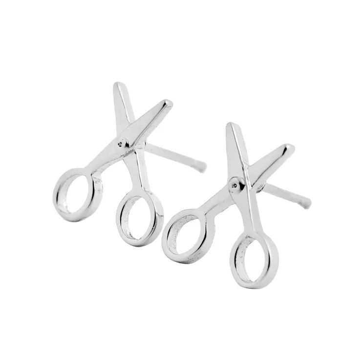 Petites boucles d'oreilles de ciseaux