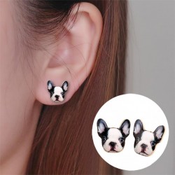 Bulldog français - boucles d'oreilles