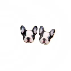 Bulldog français - boucles d'oreilles