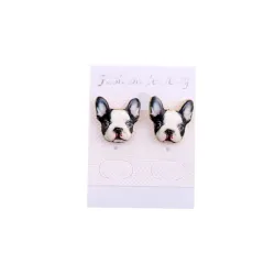 Bulldog français - boucles d'oreilles