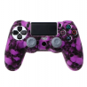 PS4 Pro Slim Controller skull silicone gamepad cover case & 2 joystick capsControllers