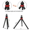 Portable flexible octopus mini tripod phone camera holder selfie stickTripods & stands