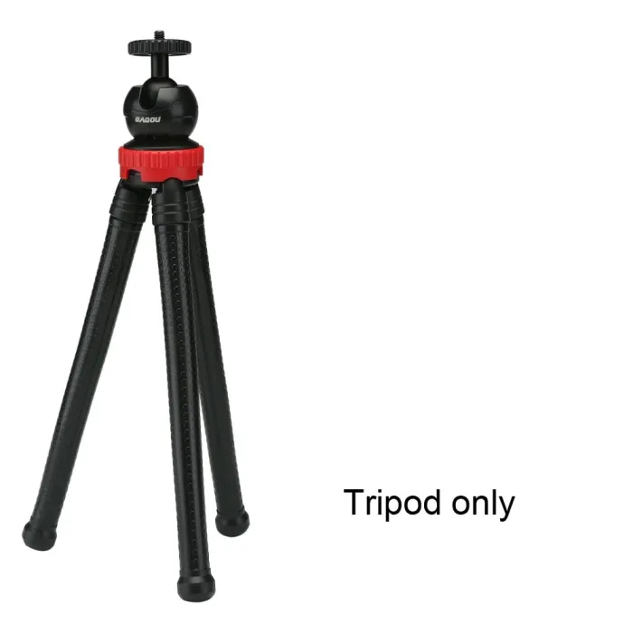 Portable flexible octopus mini trépied porte-appareil photo selfie stick