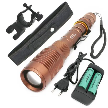 9000lm T6 L2 Led lampe de vélo de poche zoomable