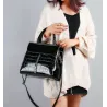 Elegant glossy leather bag set of 3 piecesSets