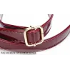 Elegant glossy leather bag set of 3 piecesSets