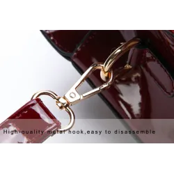 Elegant glossy leather bag set of 3 piecesSets