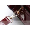 Elegant glossy leather bag set of 3 piecesSets