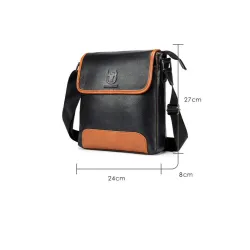 épaule en cuir véritable & sac de crossbody